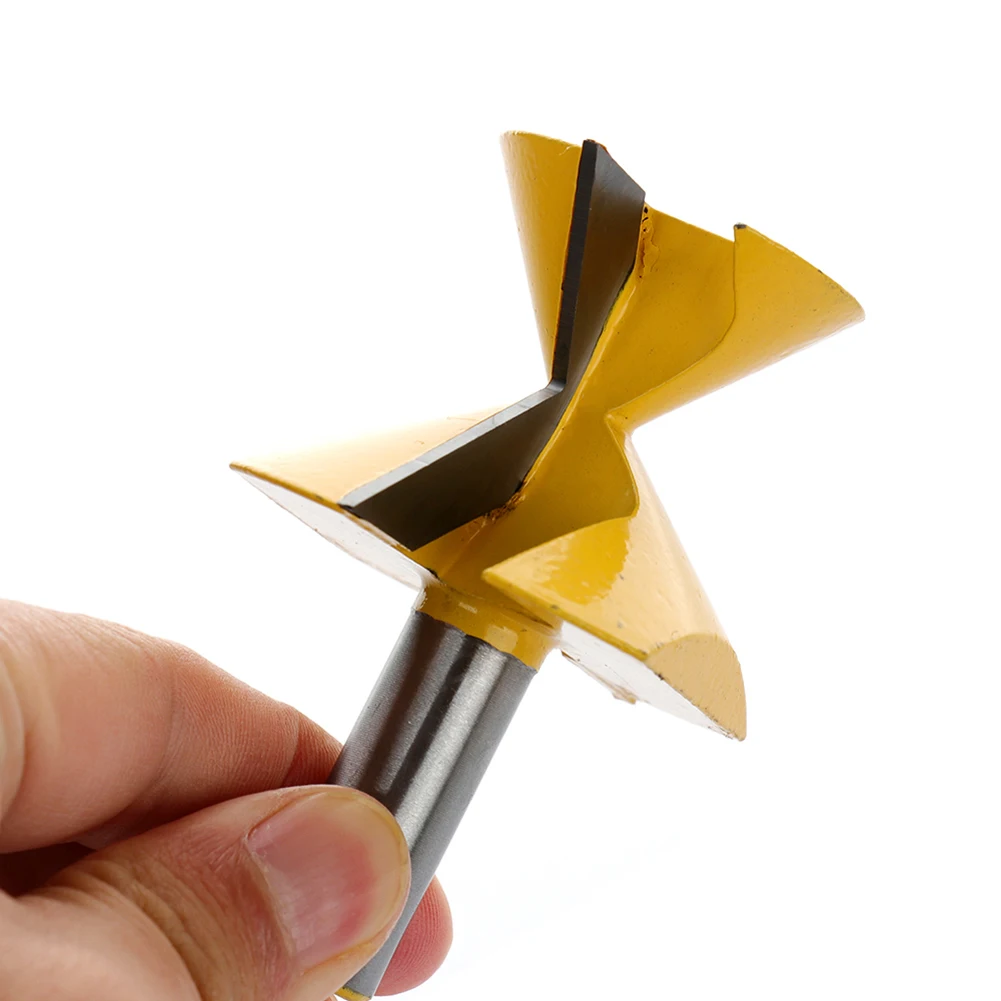 

1/2 Inch Shank 52x38 Degree Crown Molding Router Bit Hard Alloy Woodworking Cutter Clean And Neat Surface Without Glitches