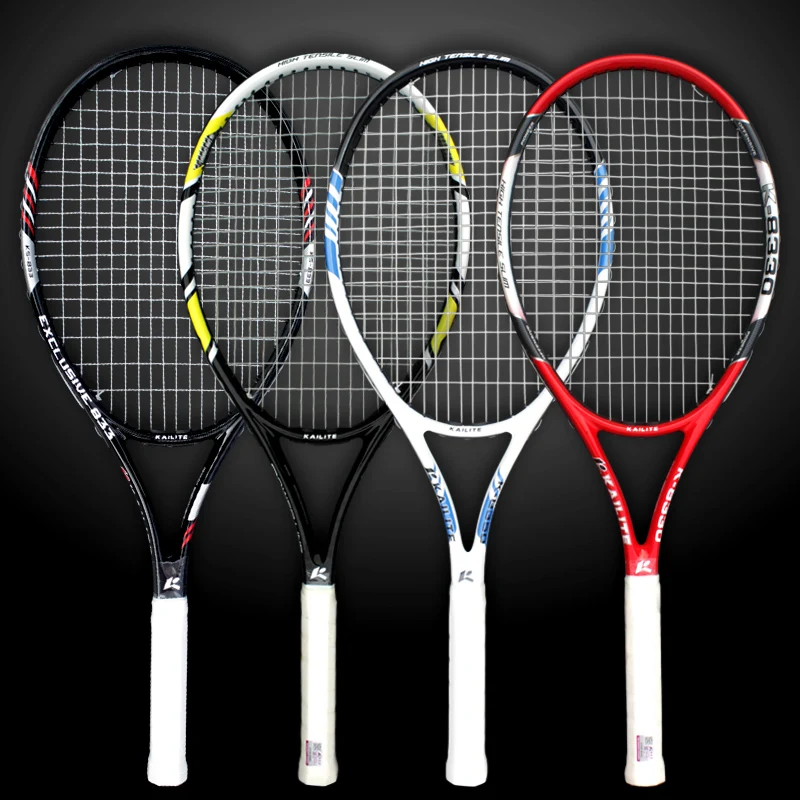 Professional Unisex Carbon Fiber Tennis Racket With Bag Training Paddle Rackets For Adult Men Women Ultra Light Racquet