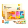 1 Set Colorful Wooden Cubes Blocks Dice Foreign Trade Square Corner Board Game Dice Children kid Early Educational Toys