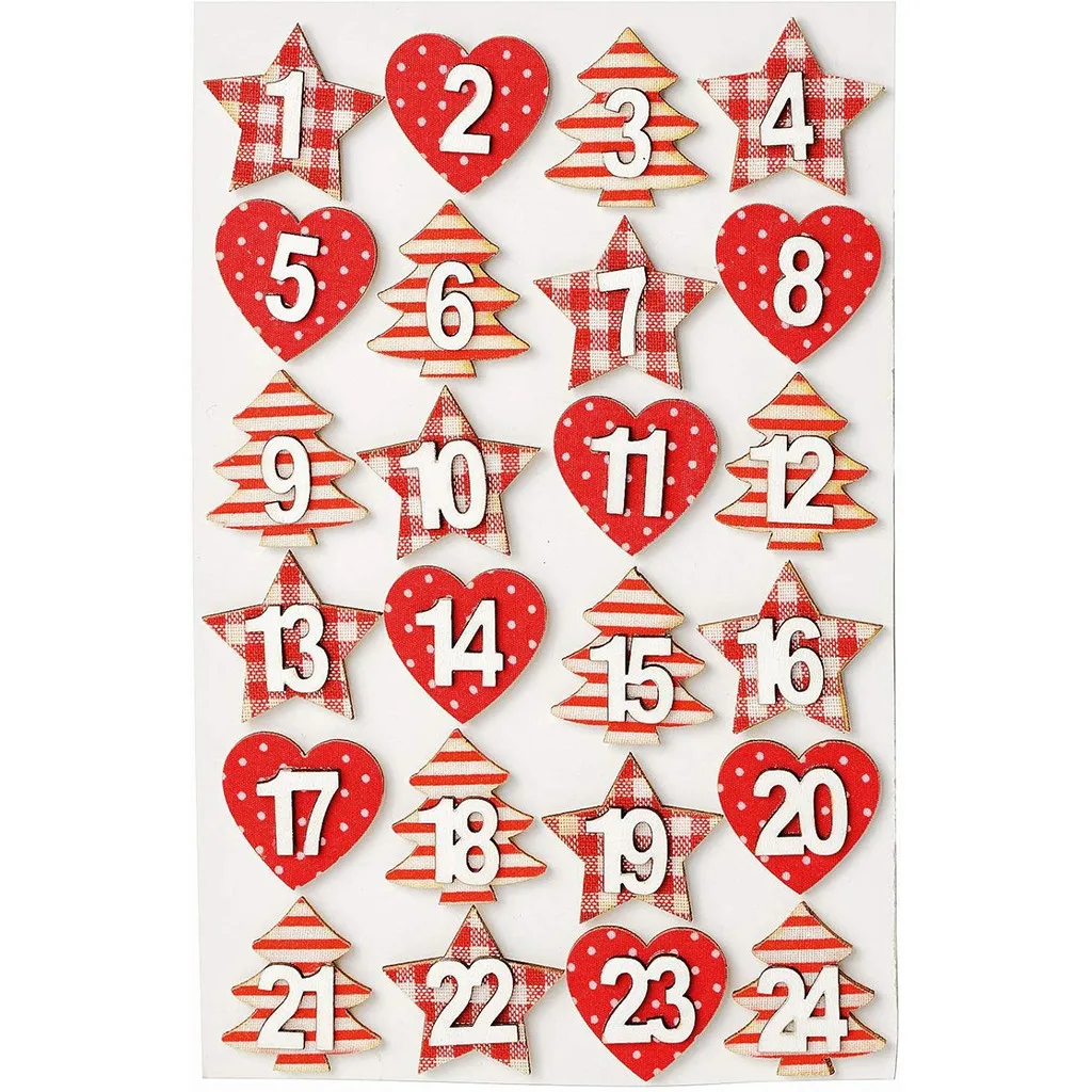 Christmas Decorations For Home Pattern Candy Bag 1-24 Advent Calendar Bundle Cotton Linen Gift Bag Год Dropshipping 20