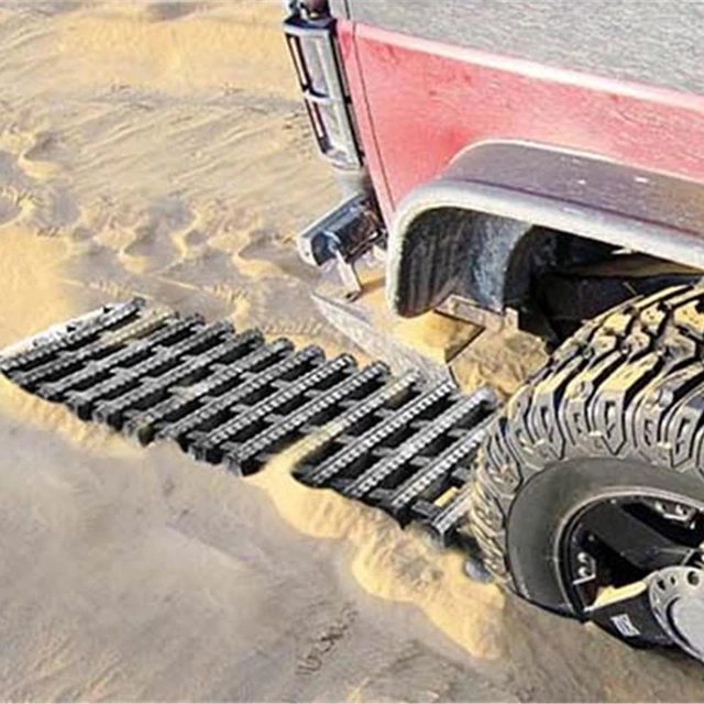 Tire Traction Mats Portable Recovery Tracks for Off Road 4X4 Snow, Sand