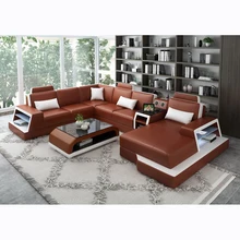 Изготавливаемые на заказ высшего качества гостиная мебель для гостиной кожаный диван-кровать с музыкальным проигрывателем bluetooth USB кабель для зарядки
