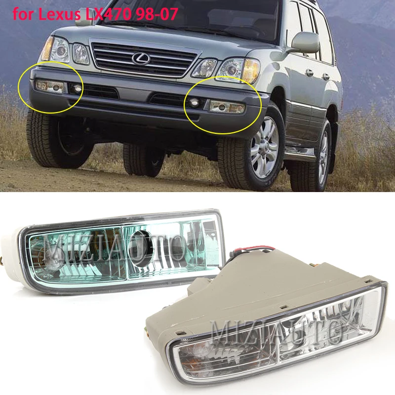 

fog light for LEXUS LX470 1998 1999 2000 2001 2002 2003 2004 2005 2006 2007 Driving Lamps 1PCS Left right fog lights MIZIAUTO
