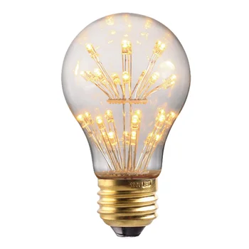 

Retro 3W E27 220V LED Firework Bulbs A60 A19 ST64 Globe Lamp Edison 2200K Vintage LED Light Bulb No Dimmable for Bar Home