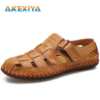 

2020 Men's Casual Sandals Breathable Men's Sandals Summer Outdoor Fashion Men's Sandals High Quality Leather Mens Beach Sandals