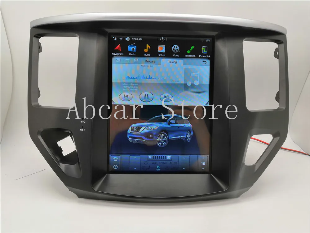 10 4 ''Tesla стиль Android 9 0 автомобильный dvd плеер GPS навигация для nissan Pathfinder 2013 2018