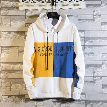 

Cotton new autumn men's long-sleeved protective clothes with hats and trendy casual sports clothes baseball clothes harajuku