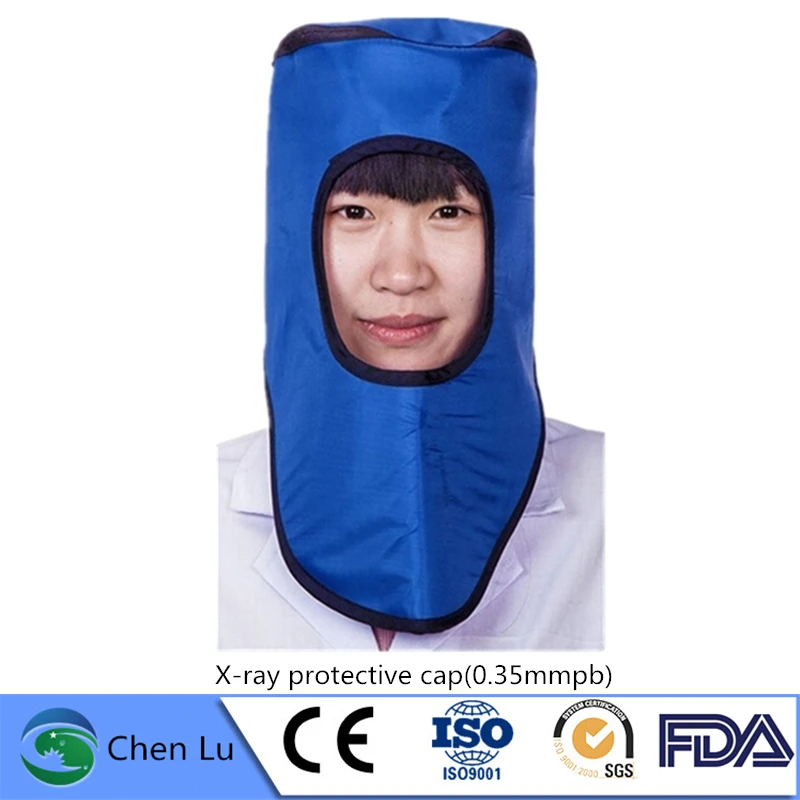 Direct selling x-ray protective 0.35mmpb lead cap Full head and thyroid ...