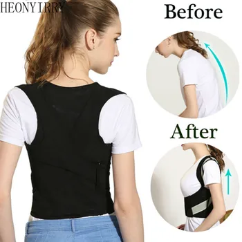 

Adjustable Medical Men/women Back Posture Corrector Clavicle Spine Back Shoulder Lumbar Brace Support Belt Posture Correction 03
