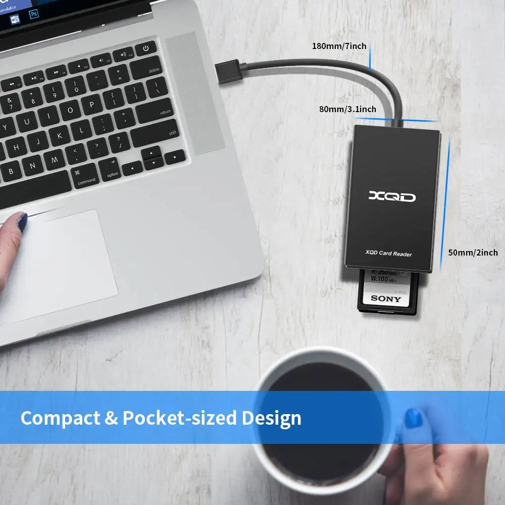 Игровая мышь Rocketek USB 3,0 XQD устройство чтения карт памяти высокой Скорость XQD03 устройство для чтения карт SD кард-ридер для Windows XP/Vista/7/8/10
