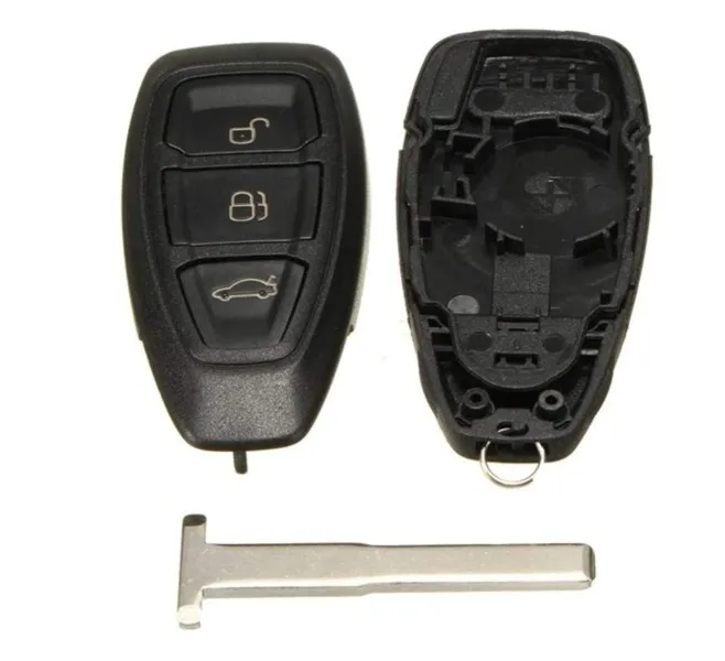 

3 Buttons Remote Key Case Shell Fob for Ford Mondeo Fiesta Focus Titanium Connect Maverick key shell