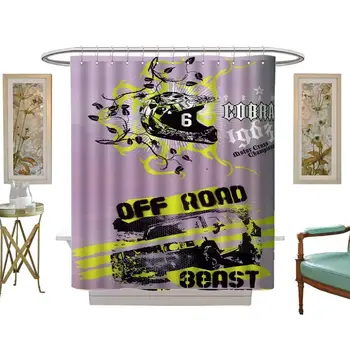 

Shower Curtains Japanese Graphic Design Font Poster Longboard Skateboard Illustration Graphics Advertising Logo Flyer,W69 x L90