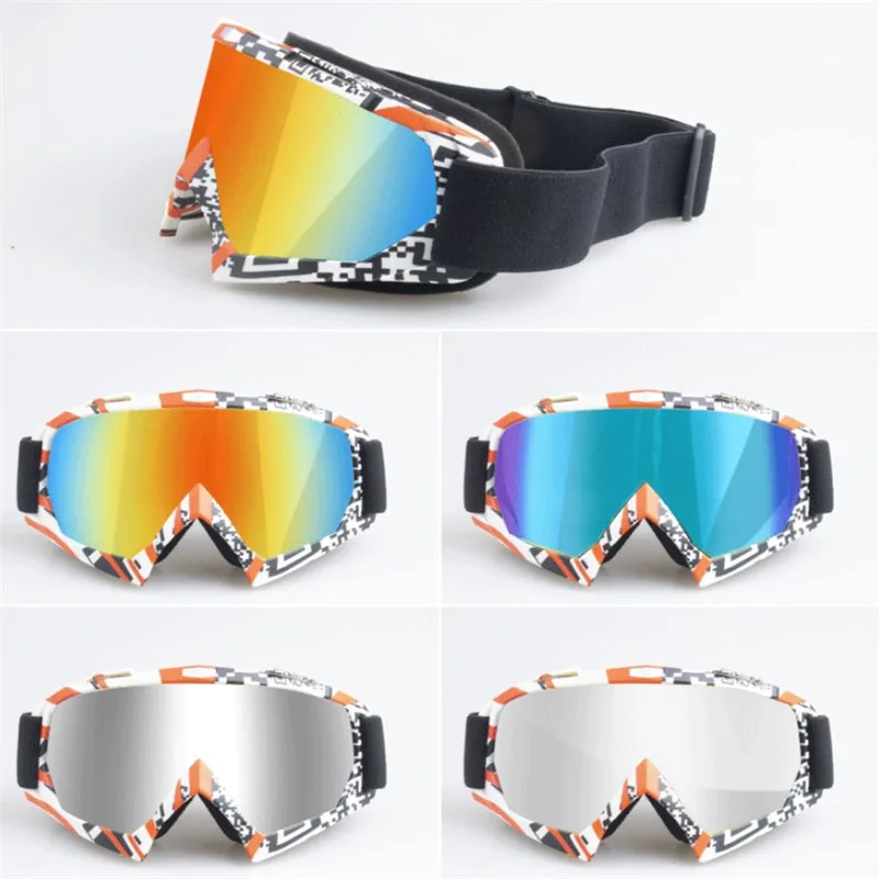 Unique Motorcycle Goggles Cross-country Cycling Off Road Helmets Ski Goggles Glasses Outdoor Sports Gafas Racing Moto Goggles