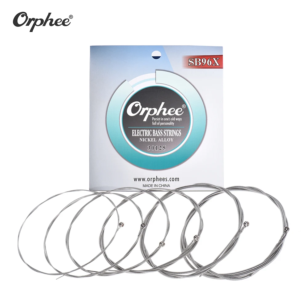 Orphee SB96X 6-ой для электрической бас-гитары гитарная струна 6 шт./компл. Никель сплав проволочный шестиугольная Сталь Core нормальный светильник напряжения - Цвет: 6 string