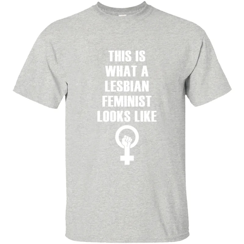 Top Quality Lesbian Feminist Quote Present Men T-Shirt Mens T Shirt Tshirt For Basic Solid Fitness Hip Hop Hombres |