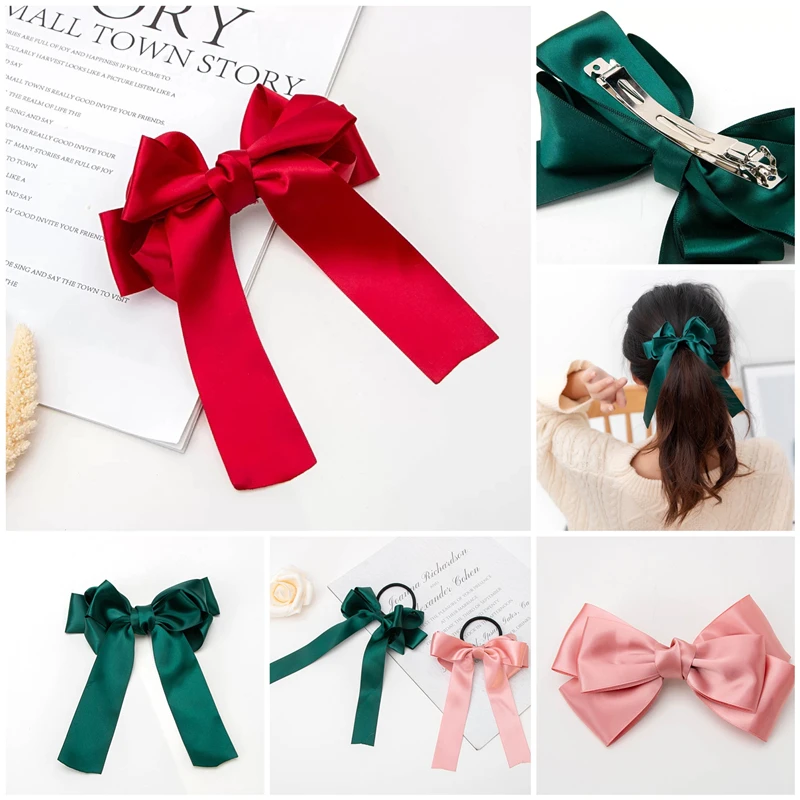 

1 Pcs New Fashion High Quality Lace Bow Hairpins Hairband Hairclips for Women Hair Accessories Headwear Barrettes