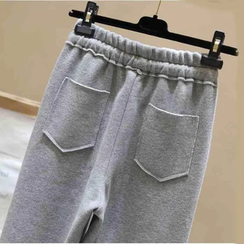 Sweatpants Women Baggy Gray Sports Pants Joggers Wide Leg Oversized Streetwear High Waisted Trousers Women 2023 New 5