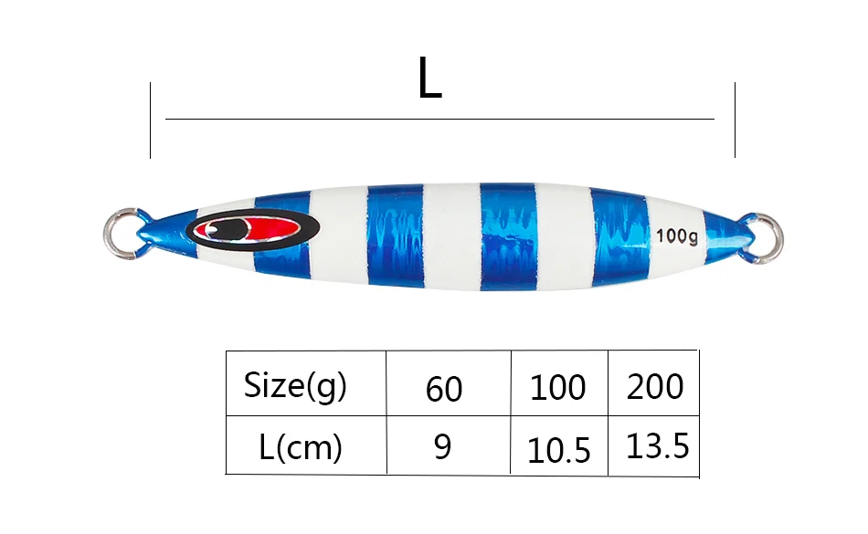80 г 100 г 200 г Популярные свинцовые грузила Киль джиггинг приманка премиум качества медленная шаг погружающийся рыболовный крючок светящаяся рыболовная приманка для соленой воды