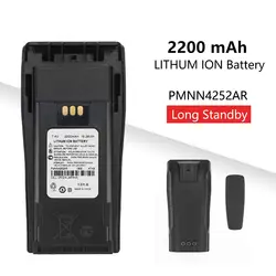 2200 мАч PMNN4252AR сменный литий-ионный аккумулятор для Motorola CP040 CP140 DP1400 walkie talkie