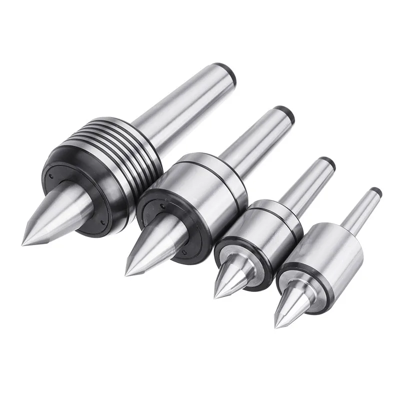 

1Pcs MT1/MT2/MT3/MT4 Rotary Live Center Morse Taper Shaft CNC Lathe Center 60 Degree for High Speed Turning