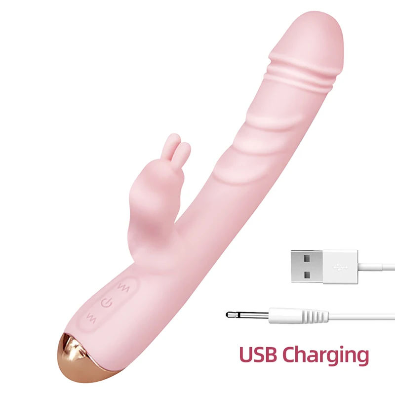 Вибратор кролик для женской мастурбации игрушки взрослых с USB зарядкой мощная