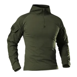 2021 New Camouflage 9 Colors Army Combat Uniform Military Shirt Cargo Multicam Airsoft Paintball Tactical Cotton Clothes