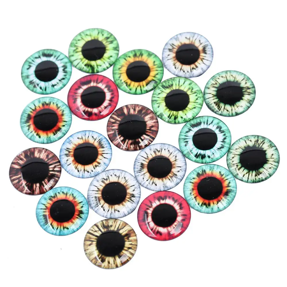 Смешанный супер тонкий 14 мм круглый глаз фото стеклянный кабошон diy flatback ручной работы ювелирные аксессуары для изготовления кукол|Ювелирная фурнитура и компоненты|   | АлиЭкспресс