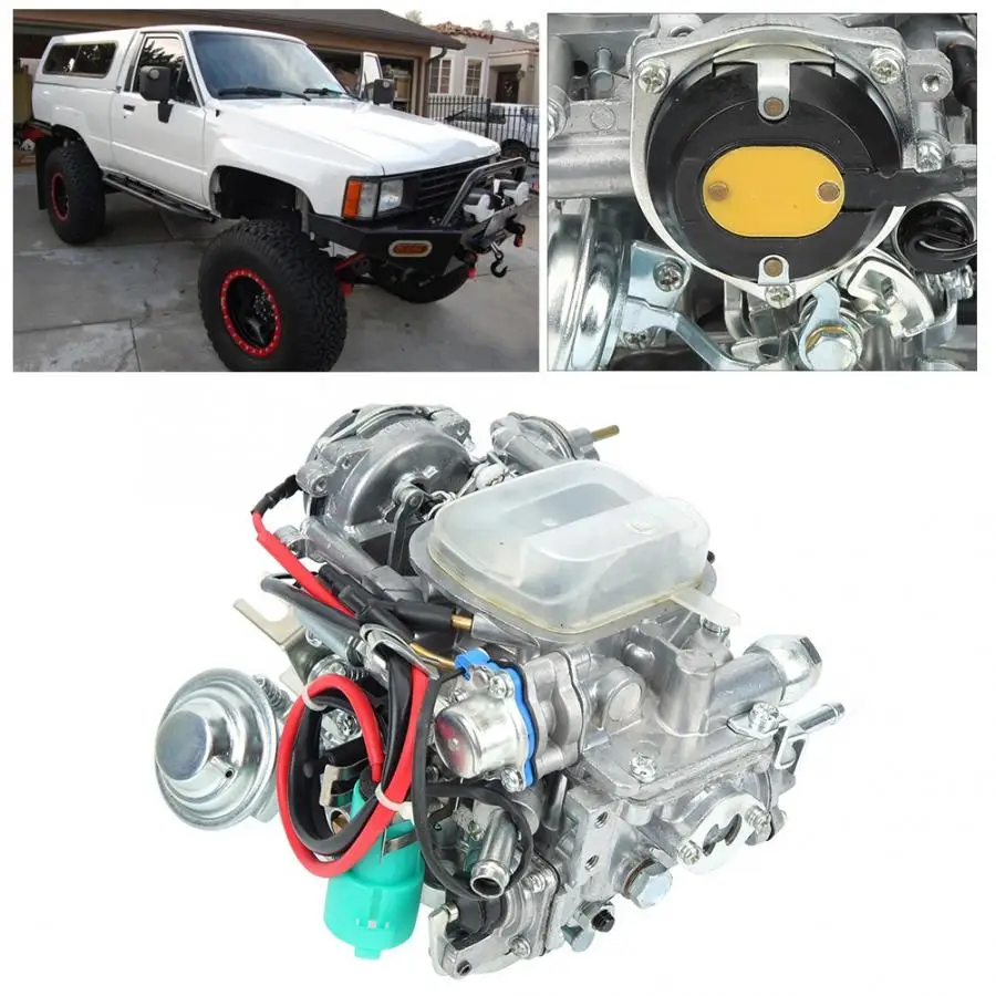 Железный Карбюратор Carb ПОДХОДИТ для Toyota pick up Base 2.4L 2366cc L4 руководство 1983-1987 2366cc