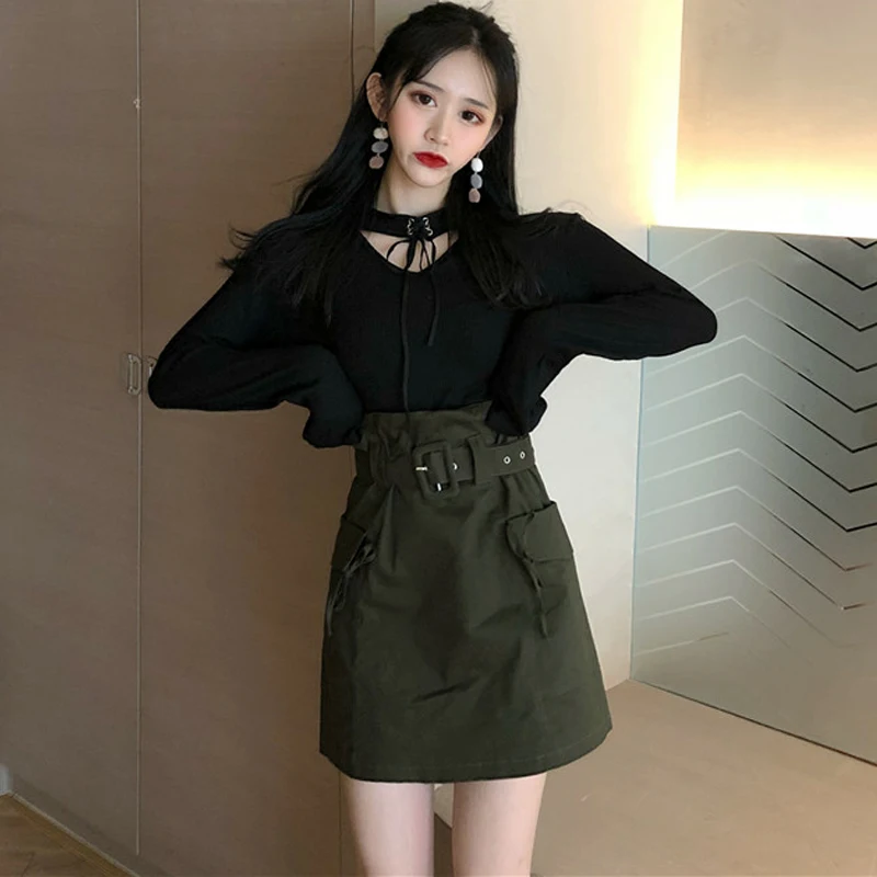 

Cheap wholesale 2019 new autumn winter Hot selling women's fashion casual t shirt lady beautiful nice Tops BC72