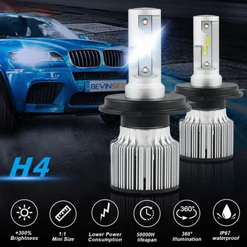 

For Toyota Camry CE /LE/XLE Sedan 4-Door Car Headlight LED H4 6000K 12V-24V Hi/Low Beam led Bulbs 2pcs