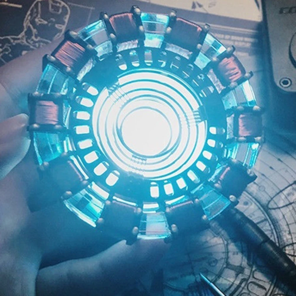 Дуговой реактор DIY модельный комплект, светодиодный USB фонарь, реквизит для фильма, фигурка, игрушка, очень крутая осветительная дуга, орнамент, лампа