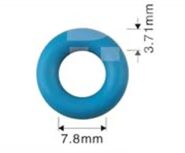 Orings топливного инжектора, 7,8x3,71 мм, 500 шт,, уплотнительные кольца, ремонтные комплекты