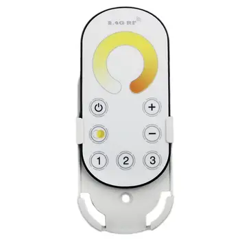 

2.4G RF Wireless CCT LED Color Temperature Controller DC 12V-24V 12A With Touch Remote Control For WW/CW Dual Color Strip jk222