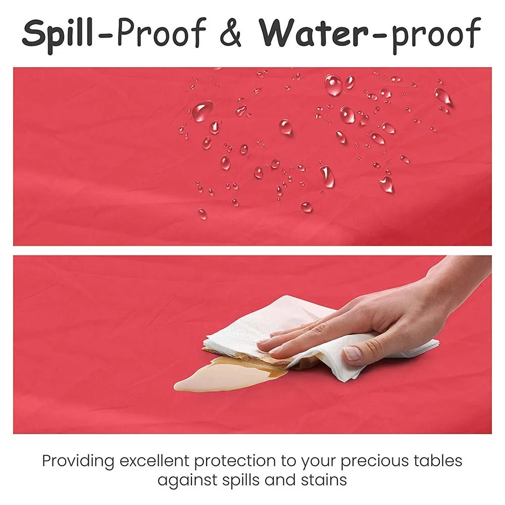 137x274cm Plastic Tablecloth Waterproof Birthday Tablecloth Cover for Party Wedding Catering Events Tableware 8 Colors