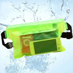 Women Men 3 Layers Waterproof Sealing Drift Diving Beach Swimming Waist Bag Dry Underwater Shoulder Storage Bag For Phone