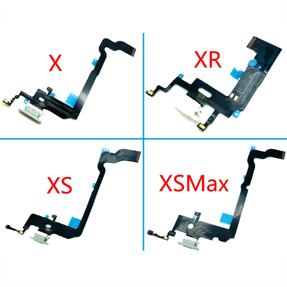 

Original USB Port Charger Dock Connector Mic Charging Flex Cable For iPhone Xs Max X XR Dock Charging Flex