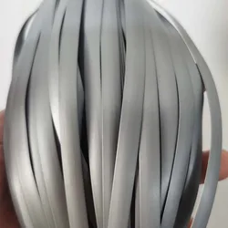 Matériau en rotin synthétique PE gris argent 8mm 500g, tissage artisanal fait à bricolage main, décor de maison pour chaise, canapé, Table, réparation 