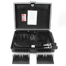 Проводка распределительные коробки волоконно-оптическая Клеммная коробка 16 сердечник пластиковый фланец, волокно-оптическая распределительная коробка