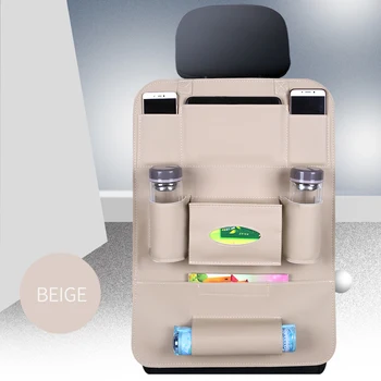 

Car Seat Rear Back Anti-kick Pad Interior Storage Bag Back Anti-wear Pad Universal Car Non-slip Mat Supplies Car Stuff