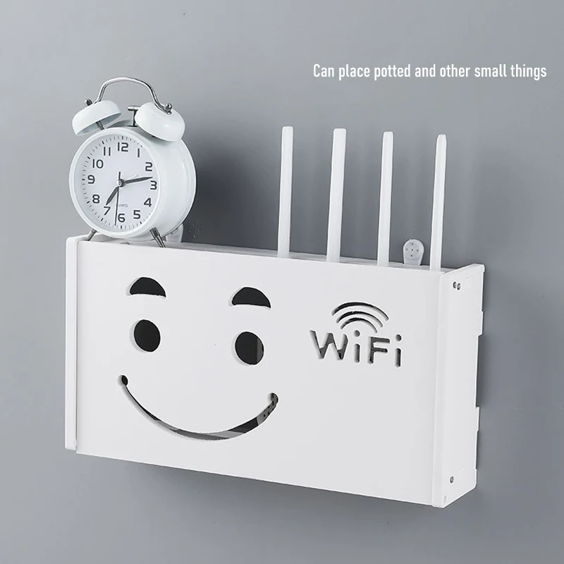 Многофункциональный Wi-Fi-роутер внешняя Мощность кабеля настенная полка | Дом и
