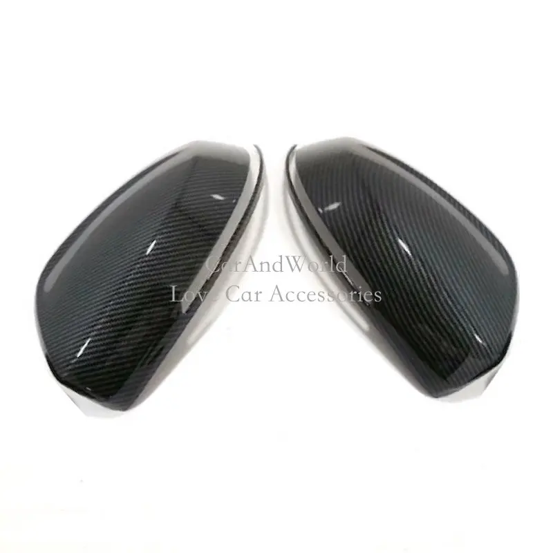 

Side Door Rear View Mirror Frame Cover Molding Panel Trims For Volkswagen VW Tiguan 2019 2020 ABS Chrome Car-styling Accessories