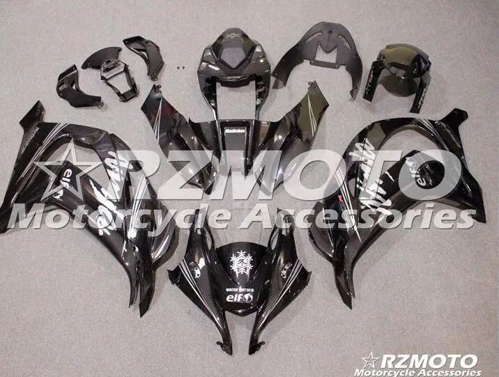 Углеродное волокно лакированная украшения для мотоцикла для kawasaki ZX10R 10R- все сорта цветной № 0028