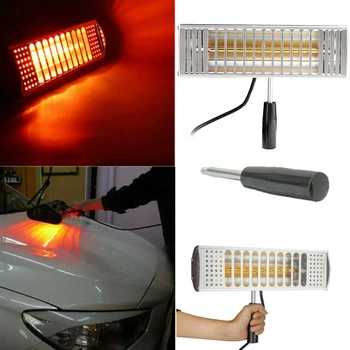 

1000W Exhaust Repair Car Body Infrared Heating Solar Film Auto Baking Spray Light Wave Handheld Filter Drying Paint Curing Lamp
