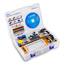 LAFVIN-Kit de aprendizaje Ultimate para Raspberry Pi, modelo 3B + 3B 3A + 2B 1B + 1A + Zero W + Kit de bricolaje