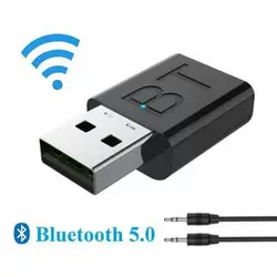Receptor y adaptador USB inalámbrico para altavoces de música, Bluetooth 5,0, Adaptador de Audio estéreo AUX de 3,5mm para TV, auriculares, L1C6, nuevo