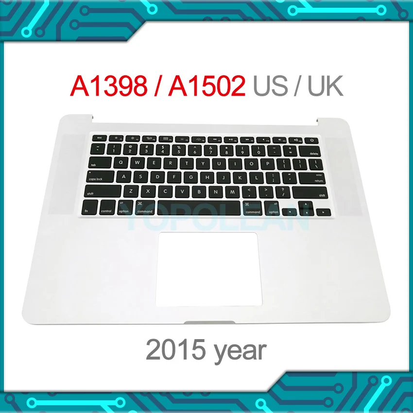 Оригинальная Подставка для рук Topcase Для MacBook Pro Retina 15 дюймов A1398 13 A1502 клавиатура с