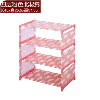 

Multi-Layer Rack Shoe Cabinet Shoemaker Finishing Rack Plastic Simple Combination Multifunctional Dormitory Shoe Rack