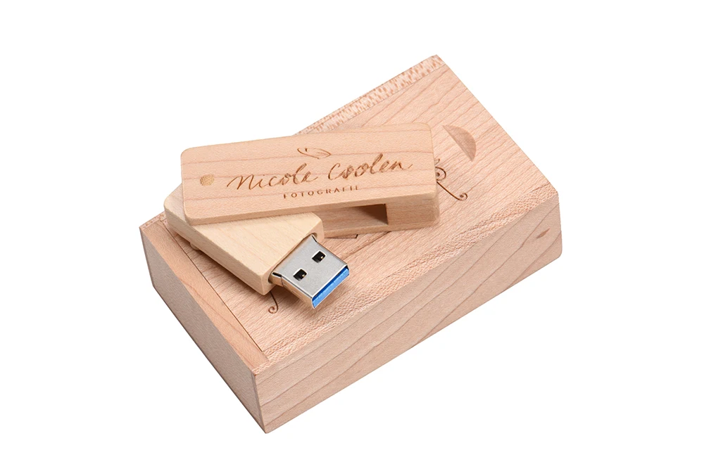JASTER USB 3,0 Натуральные Деревянные USB+ упаковочная коробка USB флеш-накопитель деревянная Флешка 4G 8GB 16GB 32GB u диск фотографии свадебные подарки