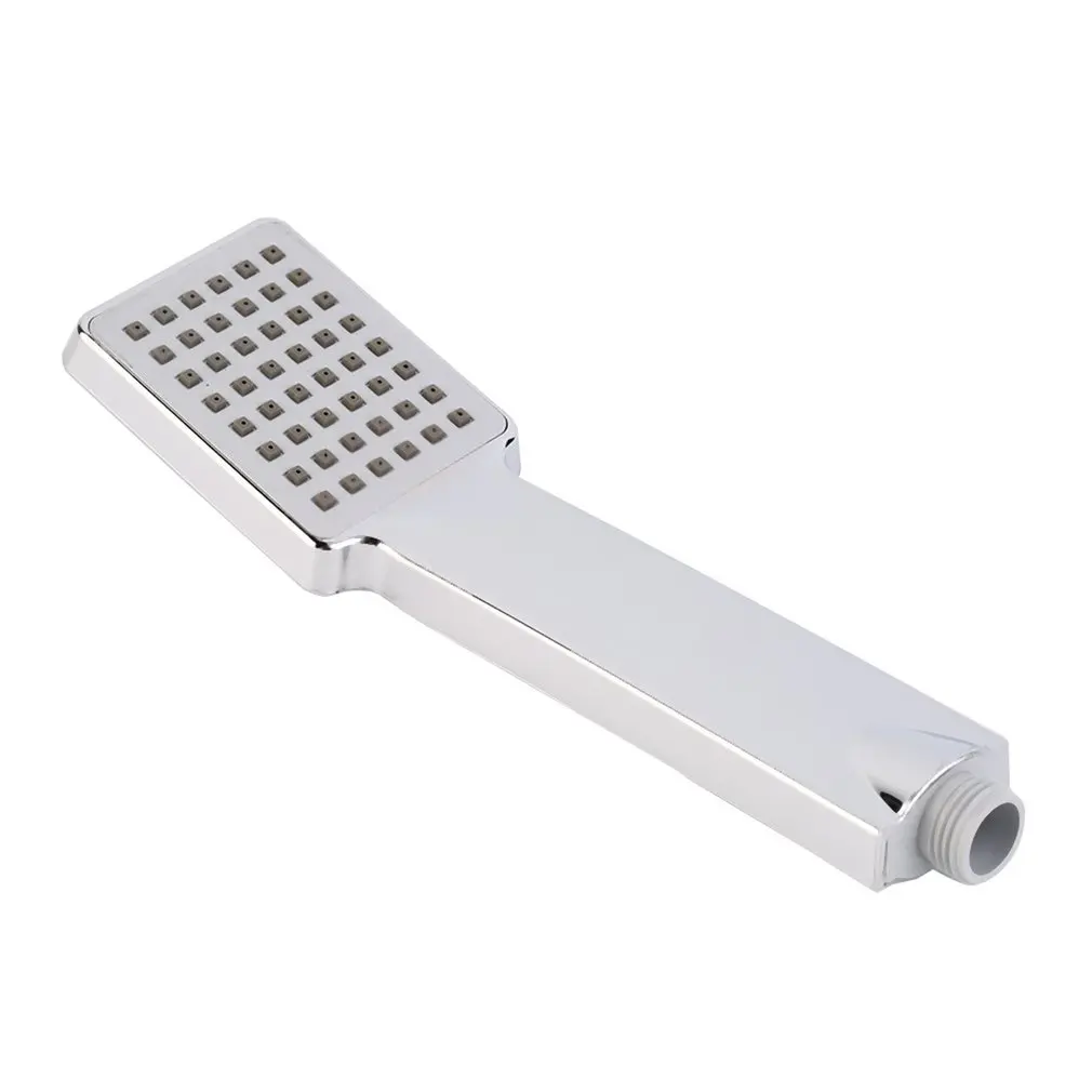 

Durable Shower Head ABS stainless steel Square Handheld Water Saving High Pressure Rain Fixed Bath Bathroom Household