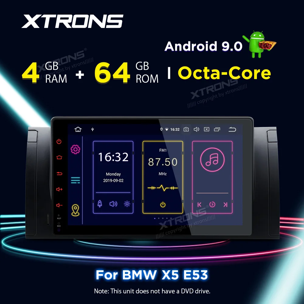 XTRONS 9 &quotAndroid 0 Octa Core 4G + 64G GPS навигации автомобиля мультимедийная система Plug and Play